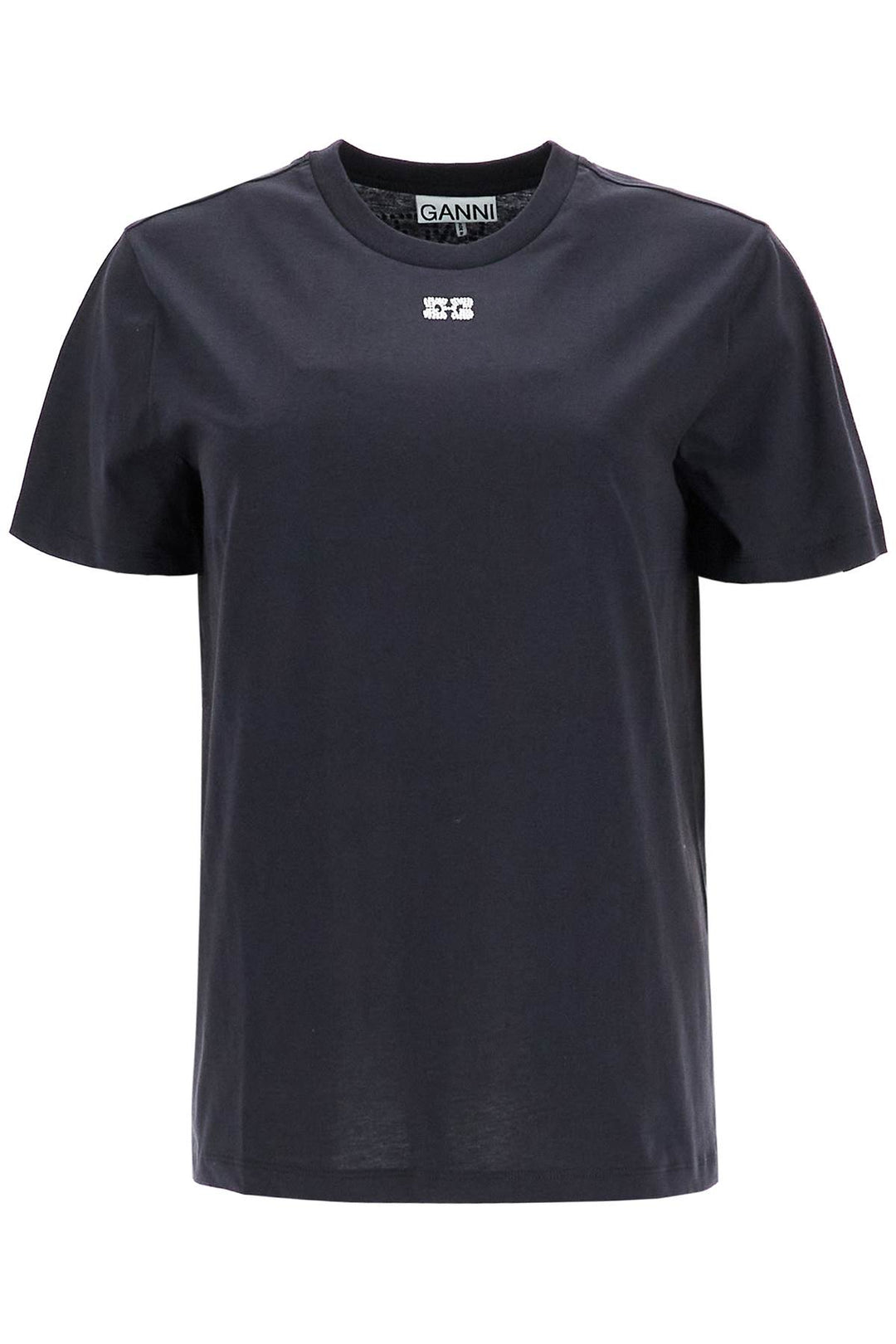 "round-neck t-shirt with rhin-0