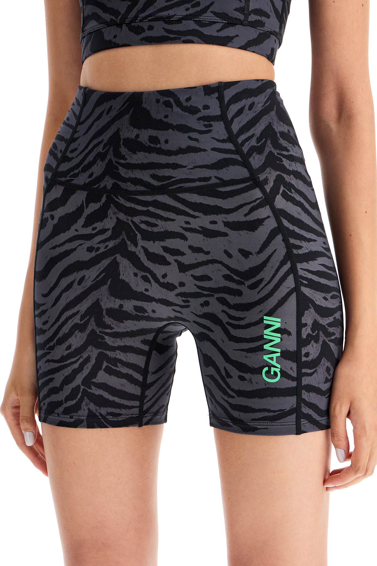 animal print sports shorts-3