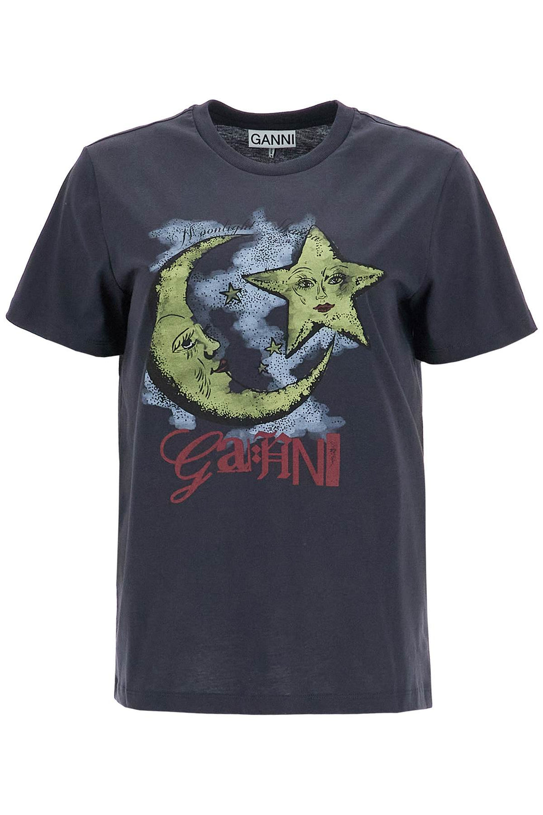 moonlight print t-shirt-0