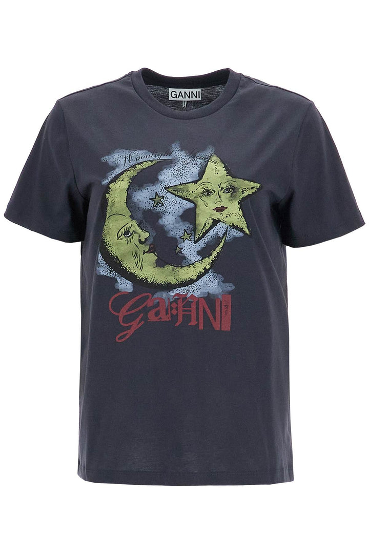 moonlight print t-shirt-0