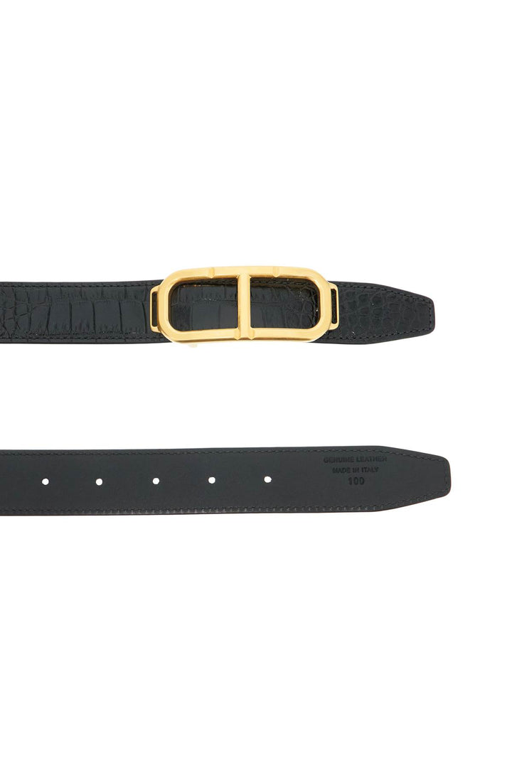 reversible belt with t buckle-1