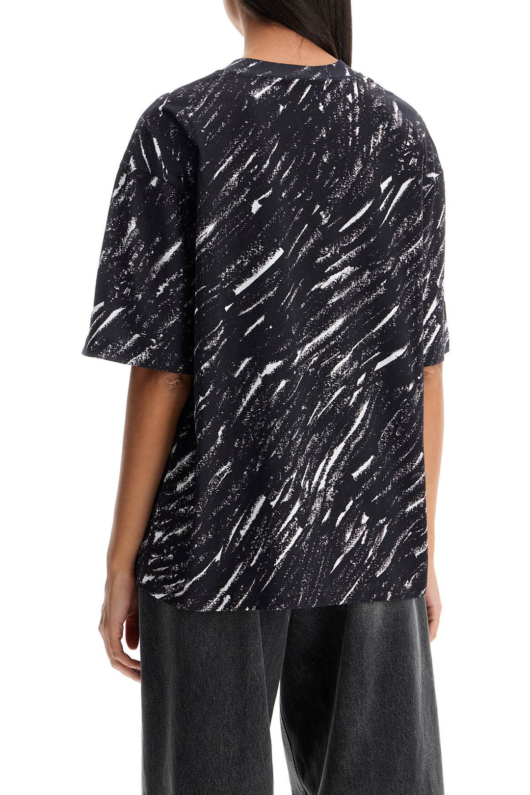 "abstract pattern logo t-shirt with-2