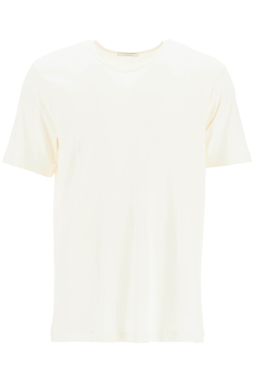 t-shirt with wide round neck-0