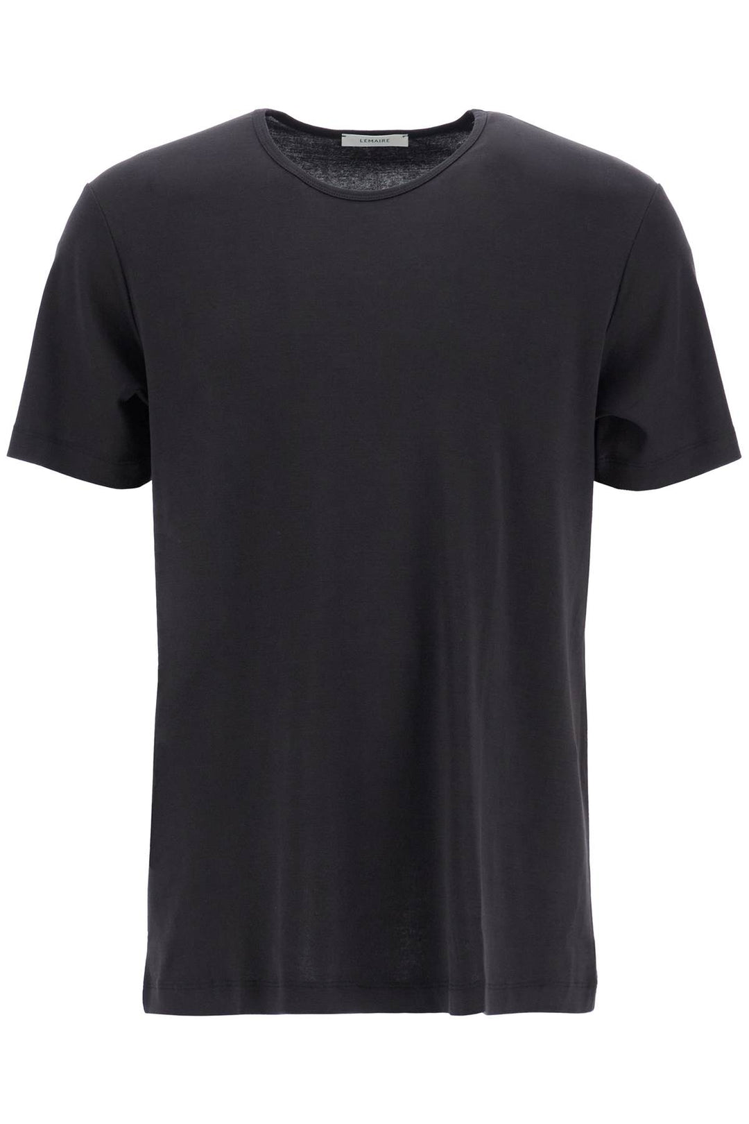 t-shirt with wide round neck-0