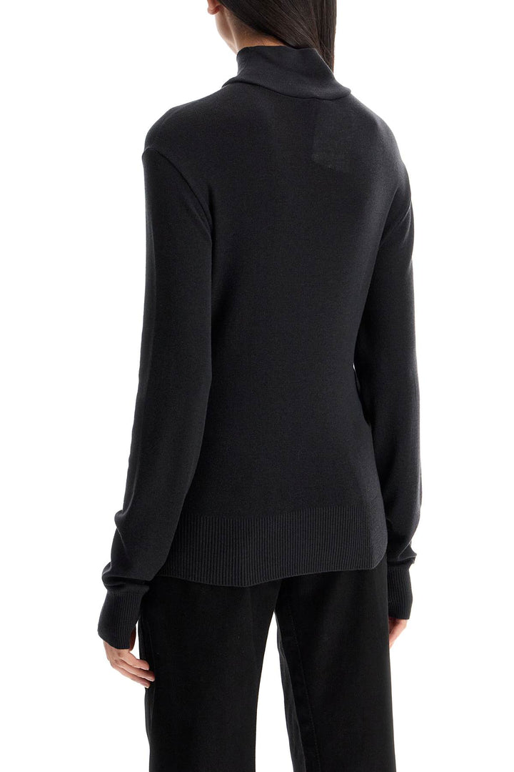 seamless high-neck pullover without-2