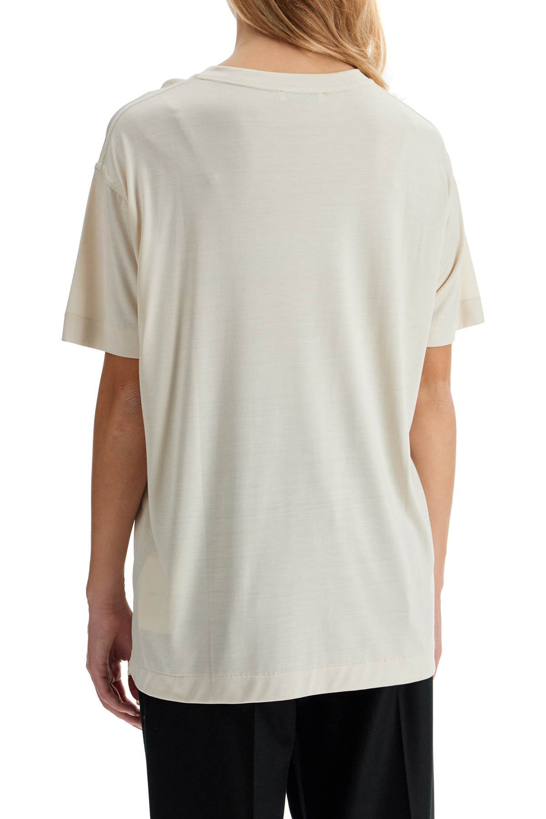 silk crewneck t-shirt-2