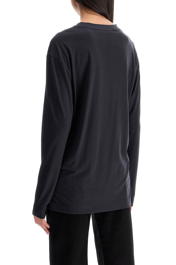 long-sleeved silk t-shirt for-2