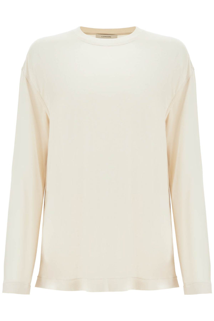 long-sleeved silk t-shirt for-0