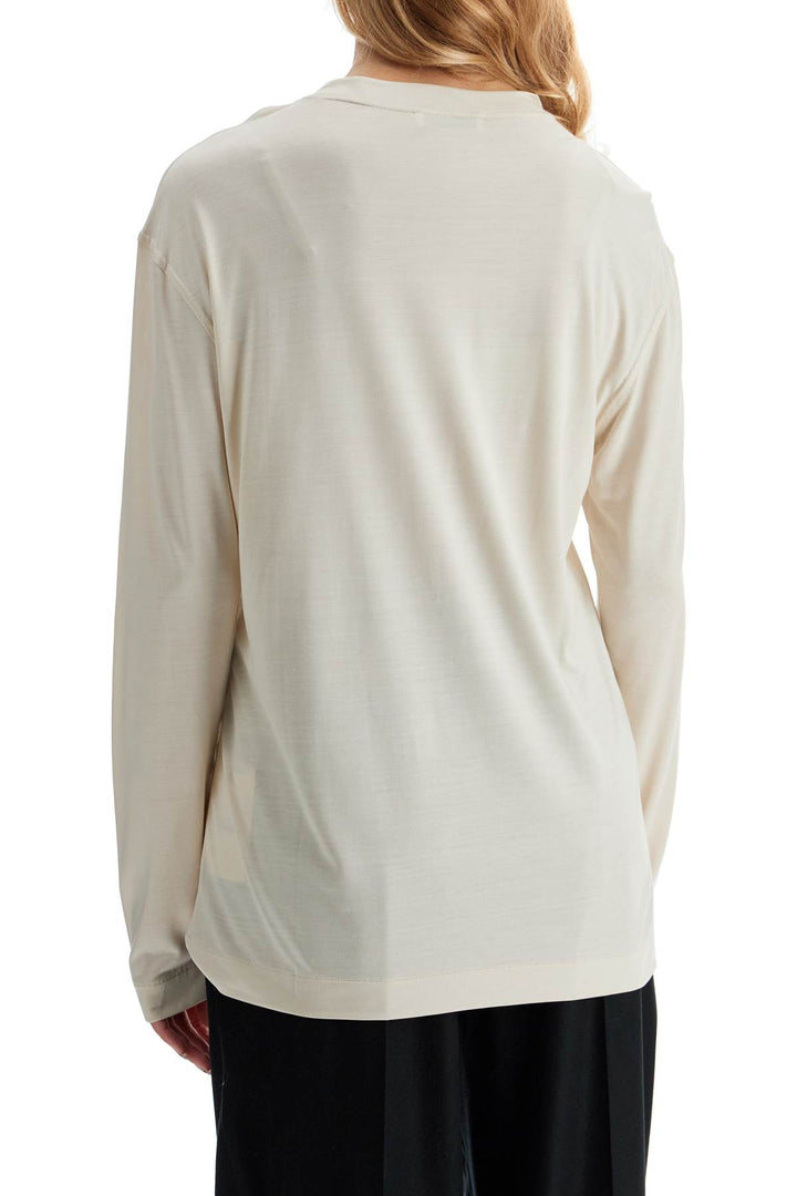 long-sleeved silk t-shirt for-2