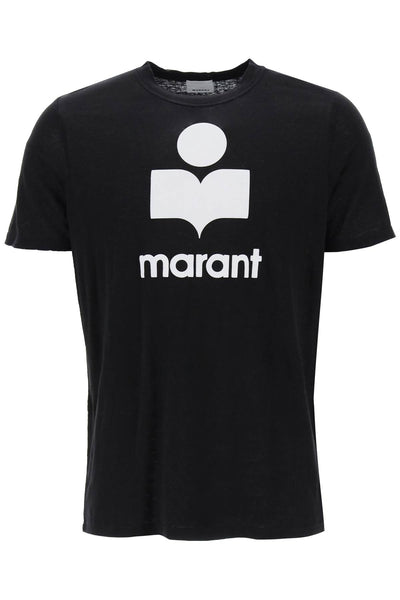 karman linen logo t-shirt-0