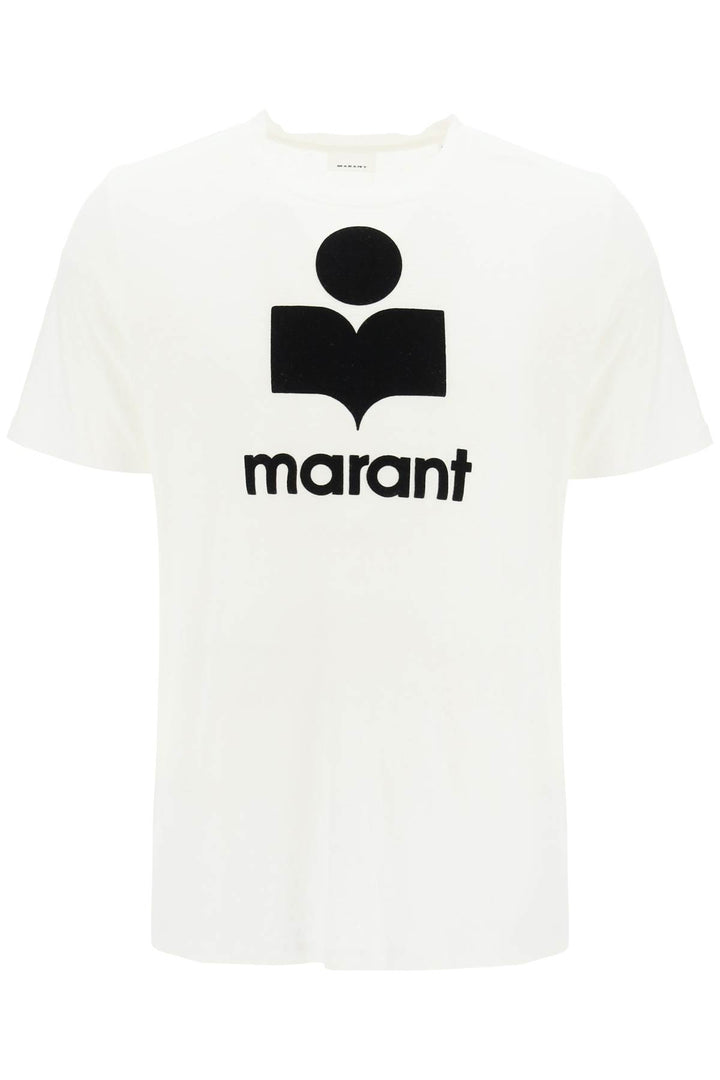 karman linen logo t-shirt-0