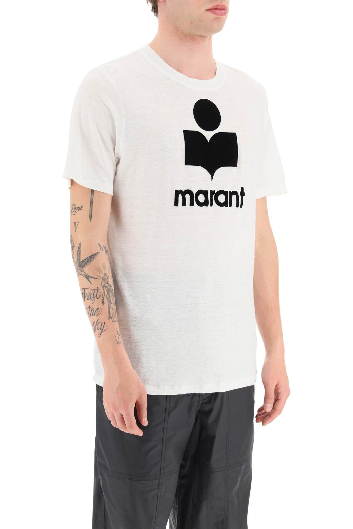 karman linen logo t-shirt-1