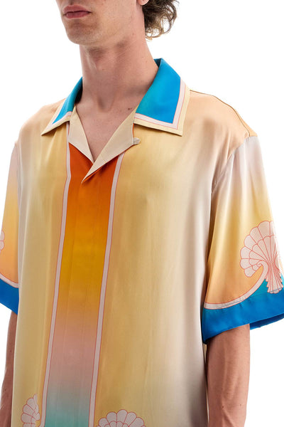 short-sleeved silk shirt-3