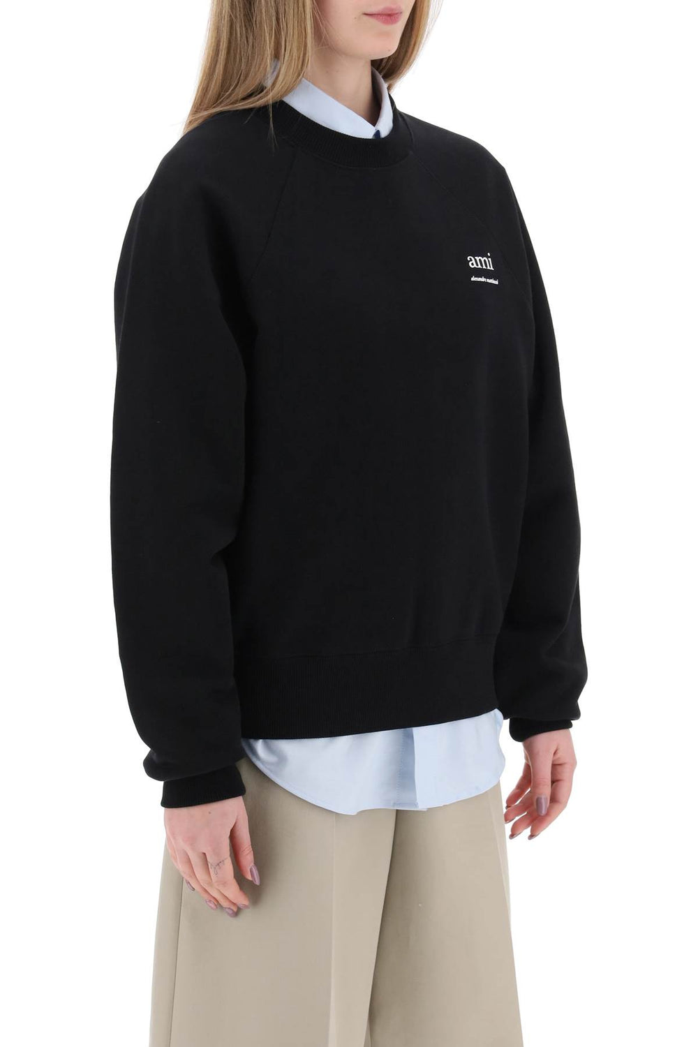 organic cotton crewneck sweatshirt-1