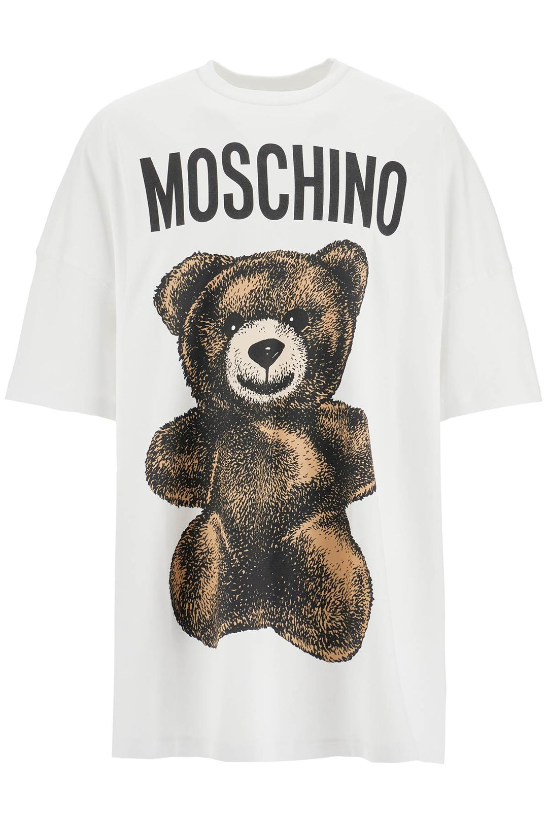 moschino teddy bear print maxi t-0