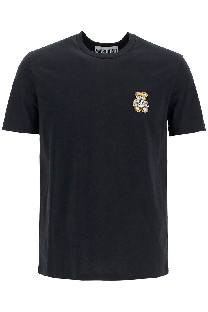 teddy bear patch t-shirt with-0