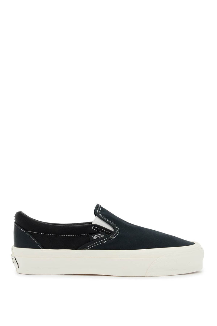 premium satin slip-on sneakers-0