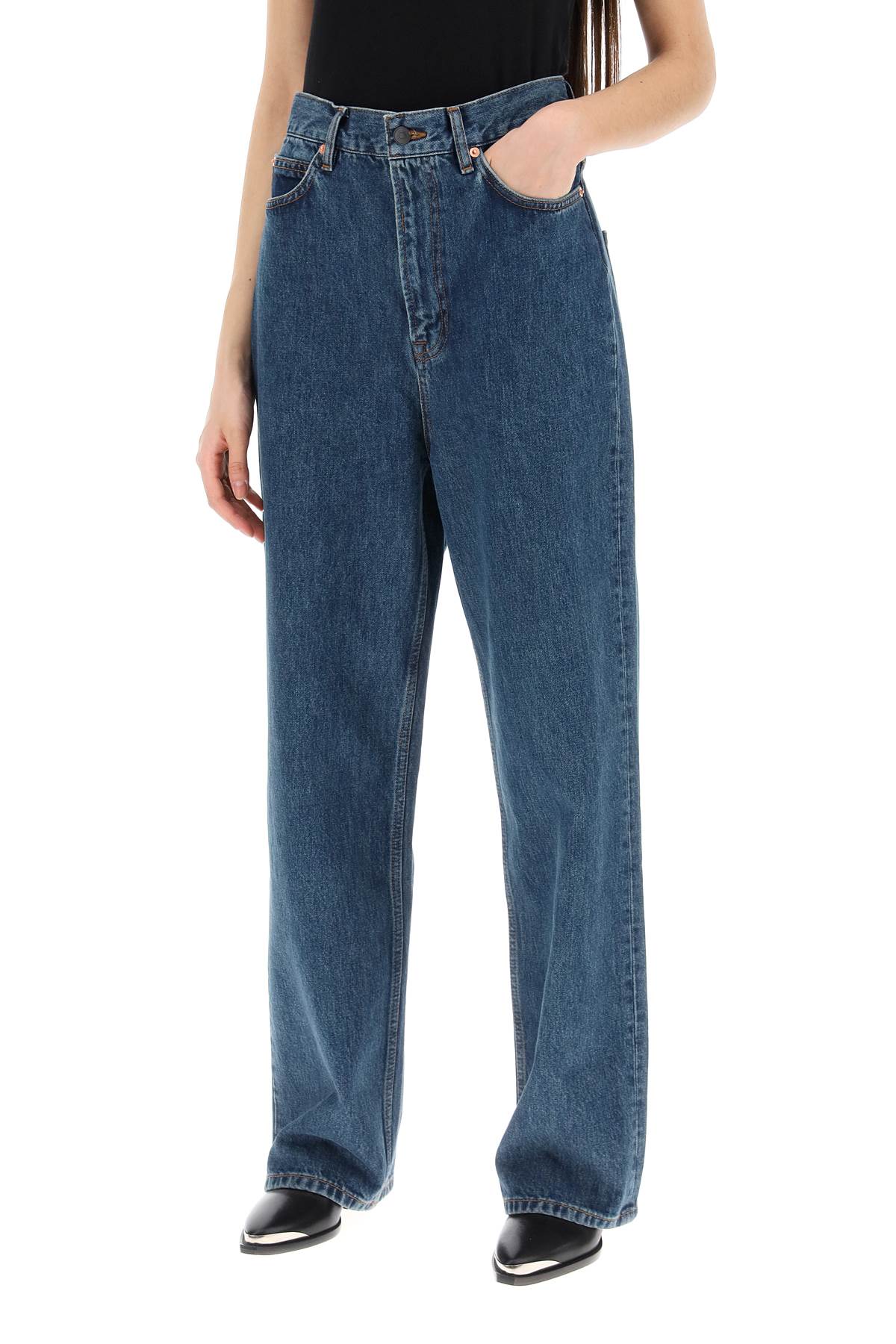 low-waisted loose fit jeans-3
