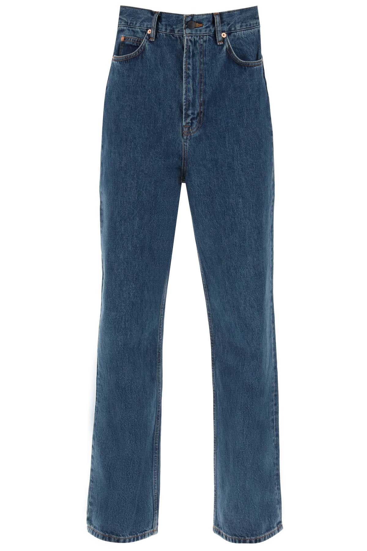 low-waisted loose fit jeans-0