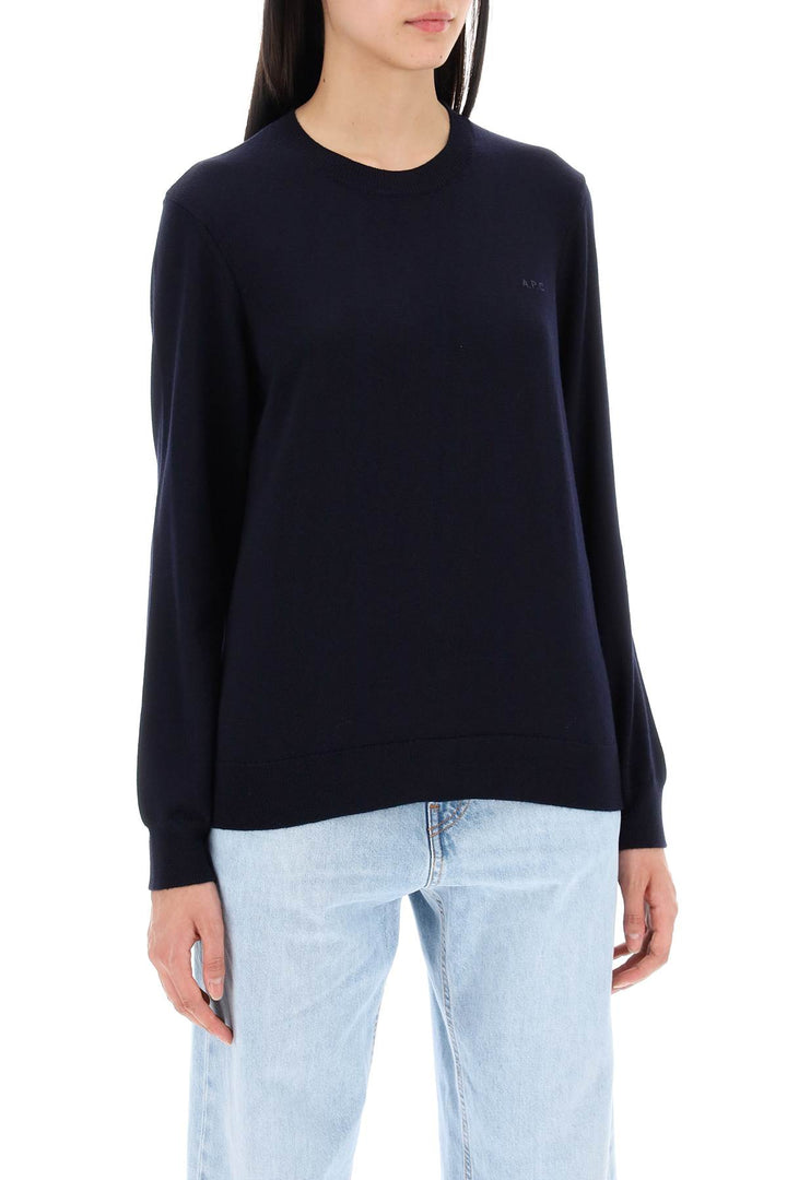 wool crewneck pullover-1