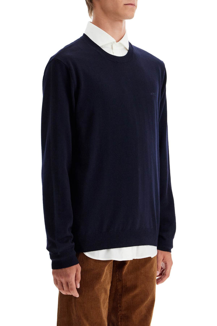 wool crewneck pullover-1