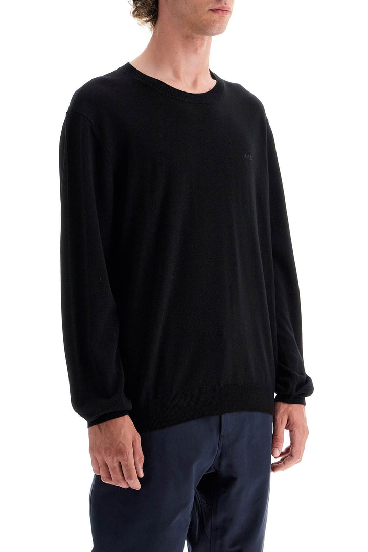 wool crewneck pullover-1