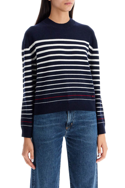 "striped wool billie pullover-1