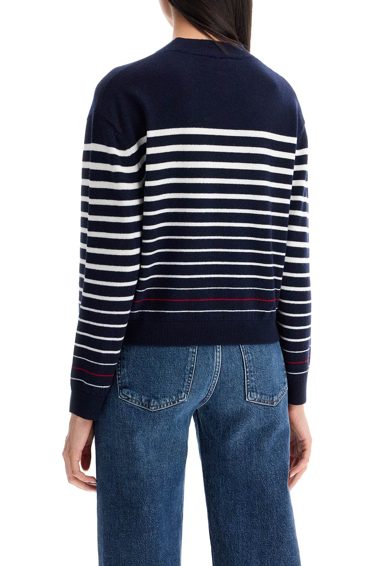 "striped wool billie pullover-2