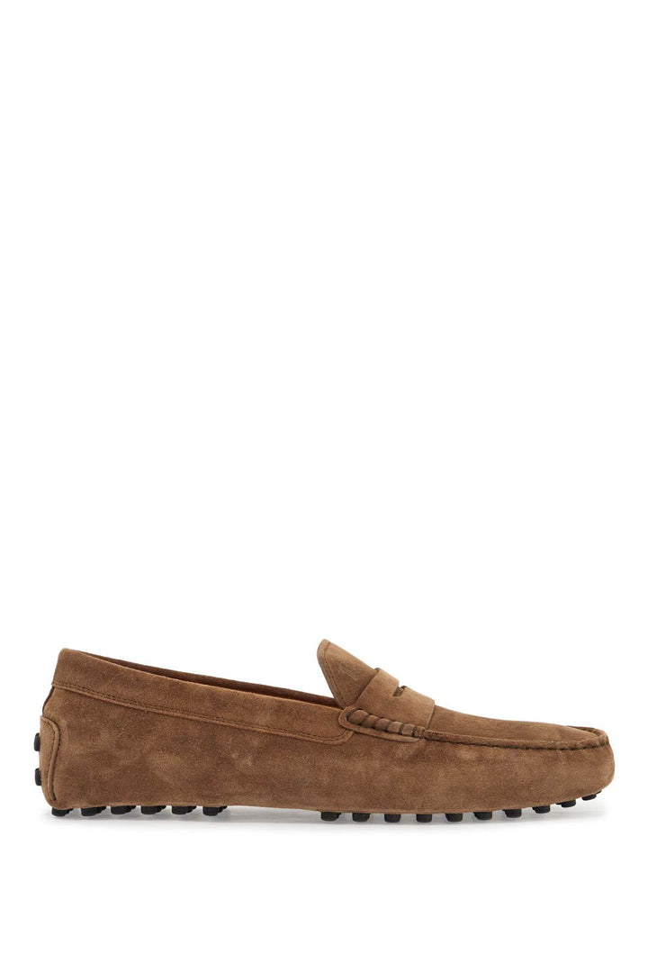 light walnut leather driving moccasin-0