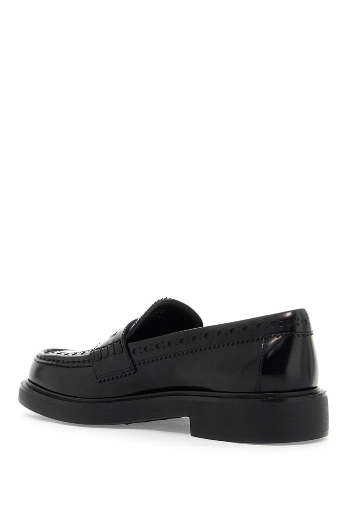 leather brogue loafers-2