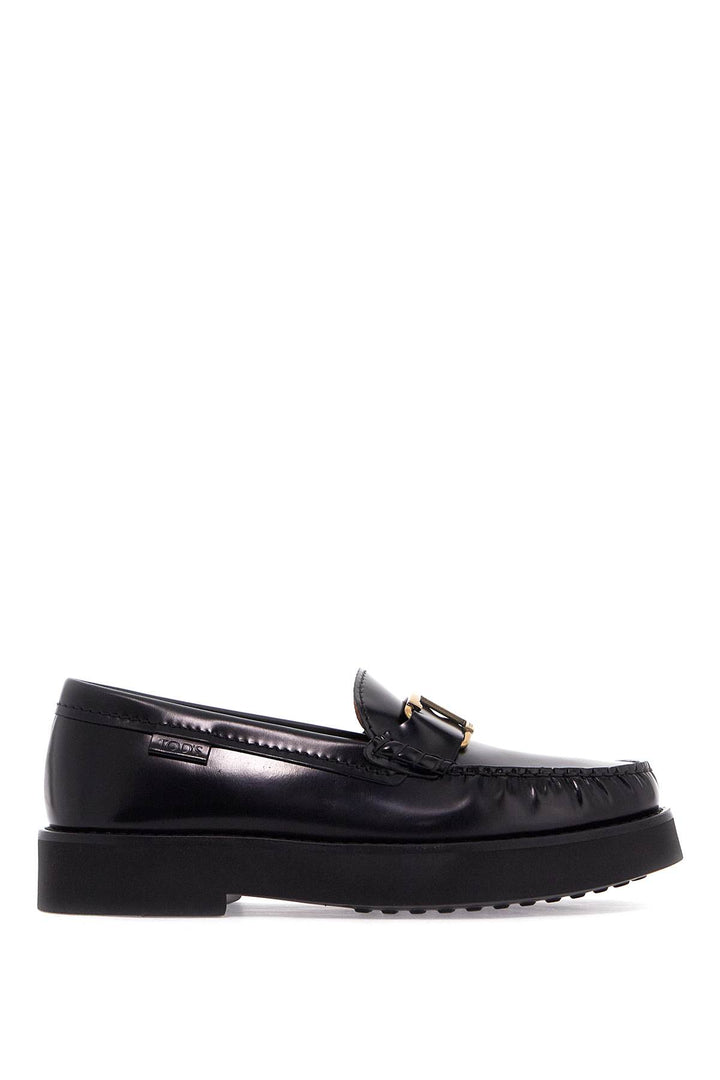 t timeless leather loafers-0