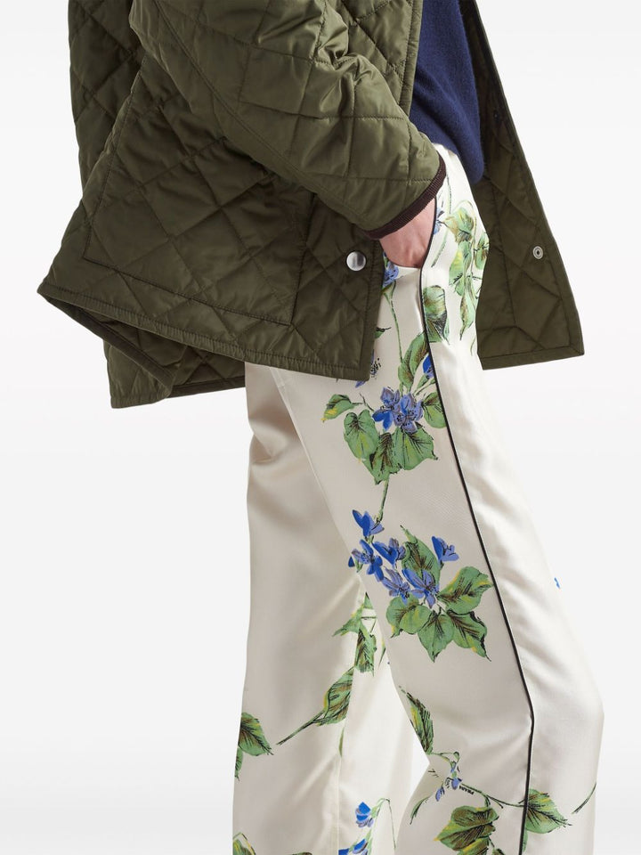 floral twill trousers-4