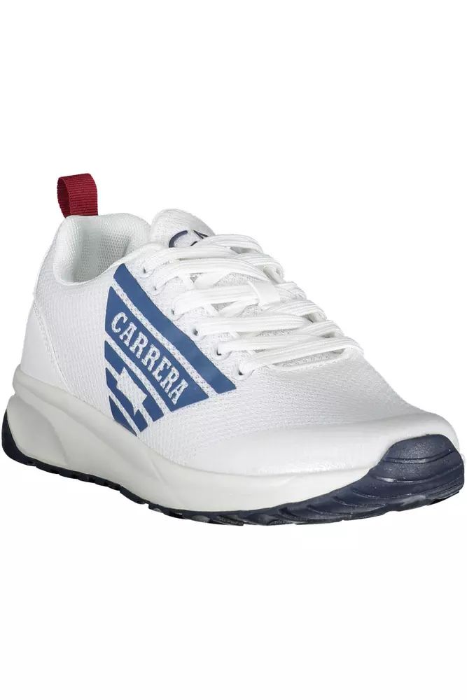 Carrera White Polyester Sneaker