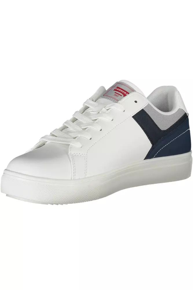 Carrera White Polyester Sneaker