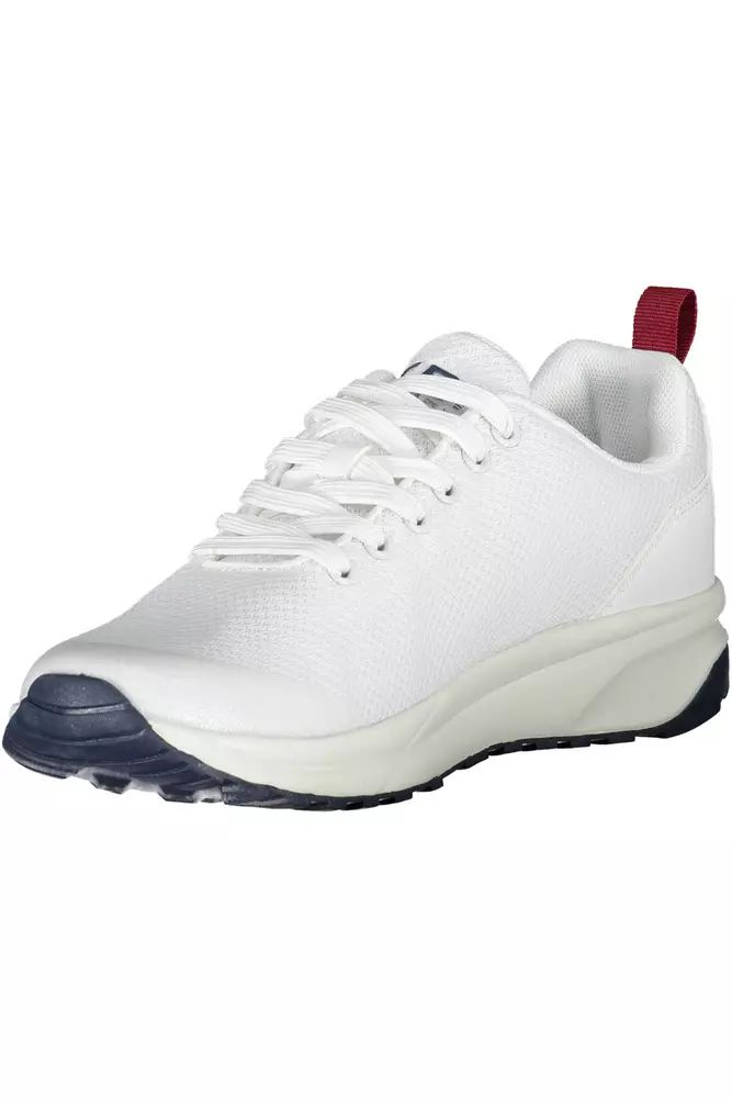 Carrera White Polyester Sneaker