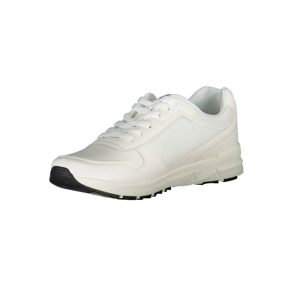 Carrera White Polyester Sneaker