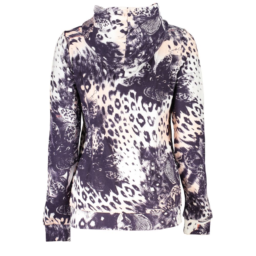 Cavalli Class Pink Cotton Sweater