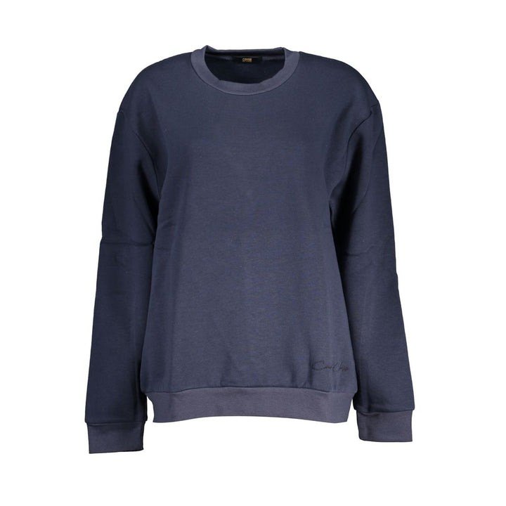 Cavalli Class Blue Cotton Sweater