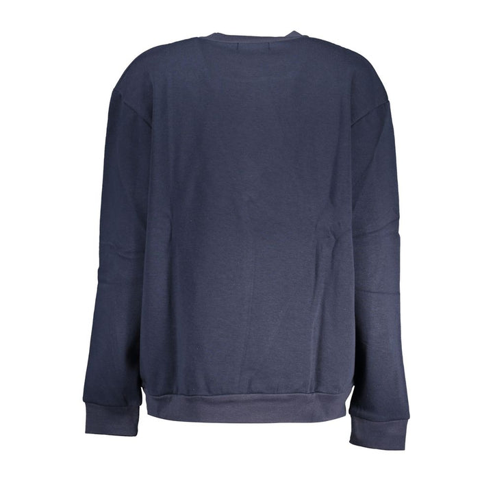 Cavalli Class Blue Cotton Sweater