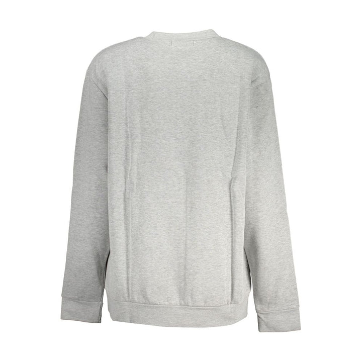 Cavalli Class Gray Cotton Sweater