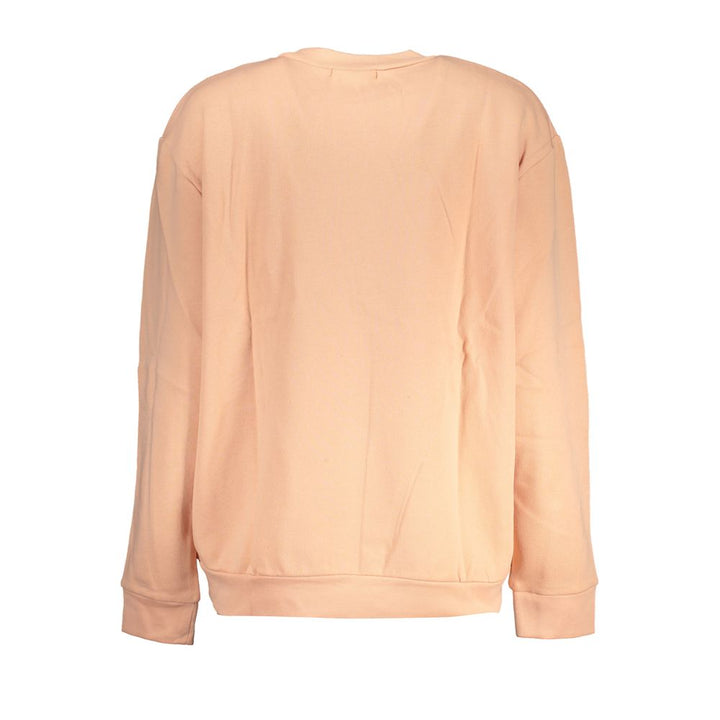 Cavalli Class Pink Cotton Sweater