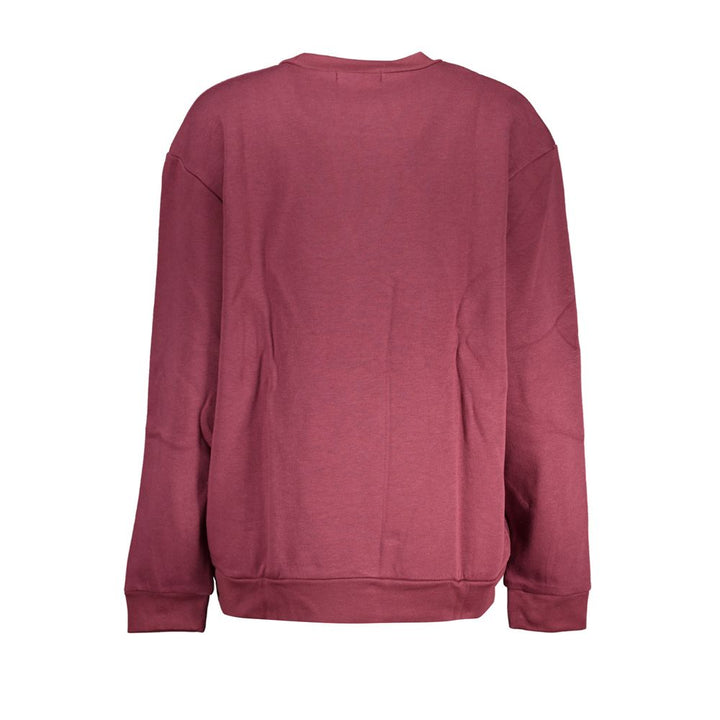 Cavalli Class Purple Cotton Sweater