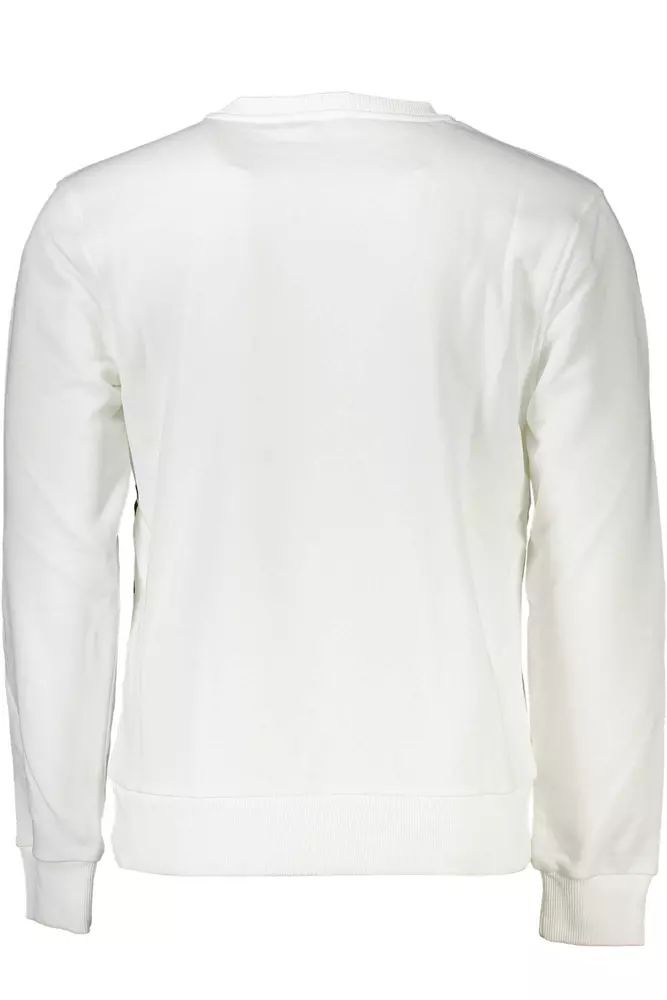 Cavalli Class White Cotton Sweater