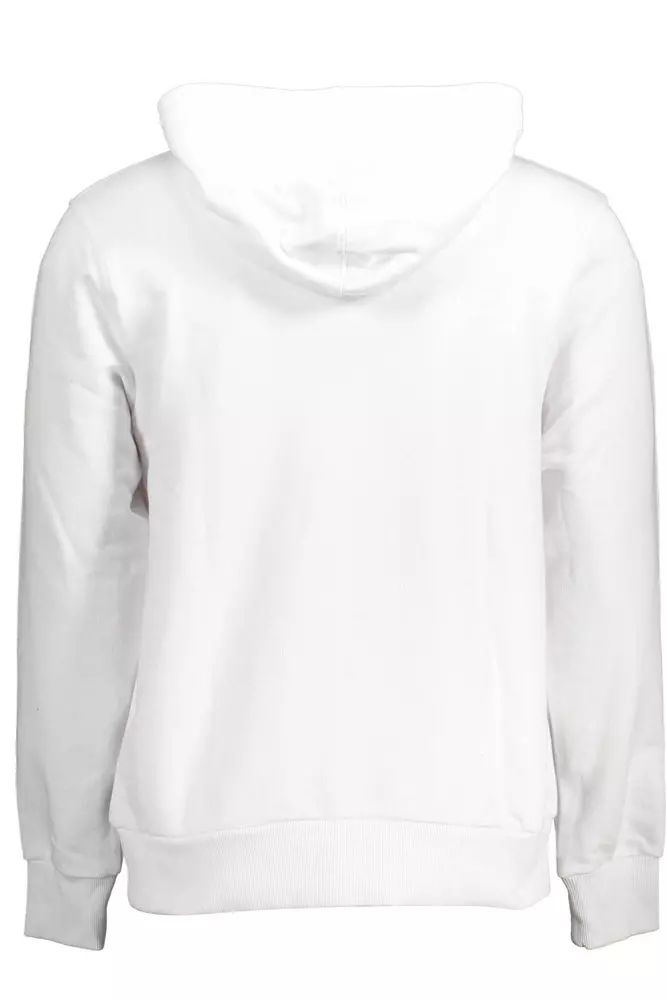 Cavalli Class White Cotton Sweater