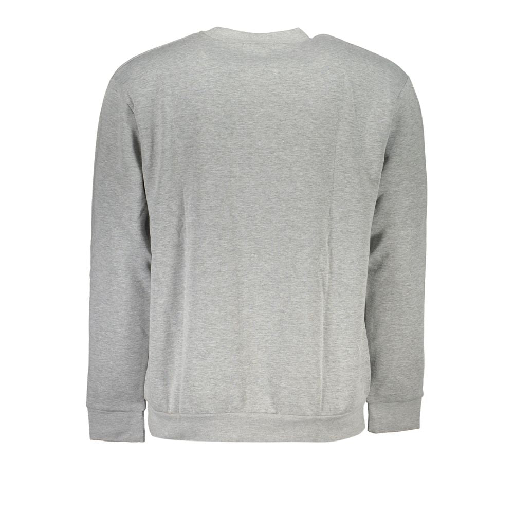 Cavalli Class Gray Cotton Sweater