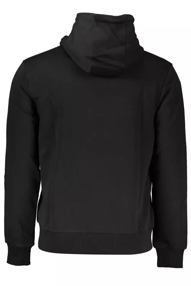 Cavalli Class Black Cotton Sweater