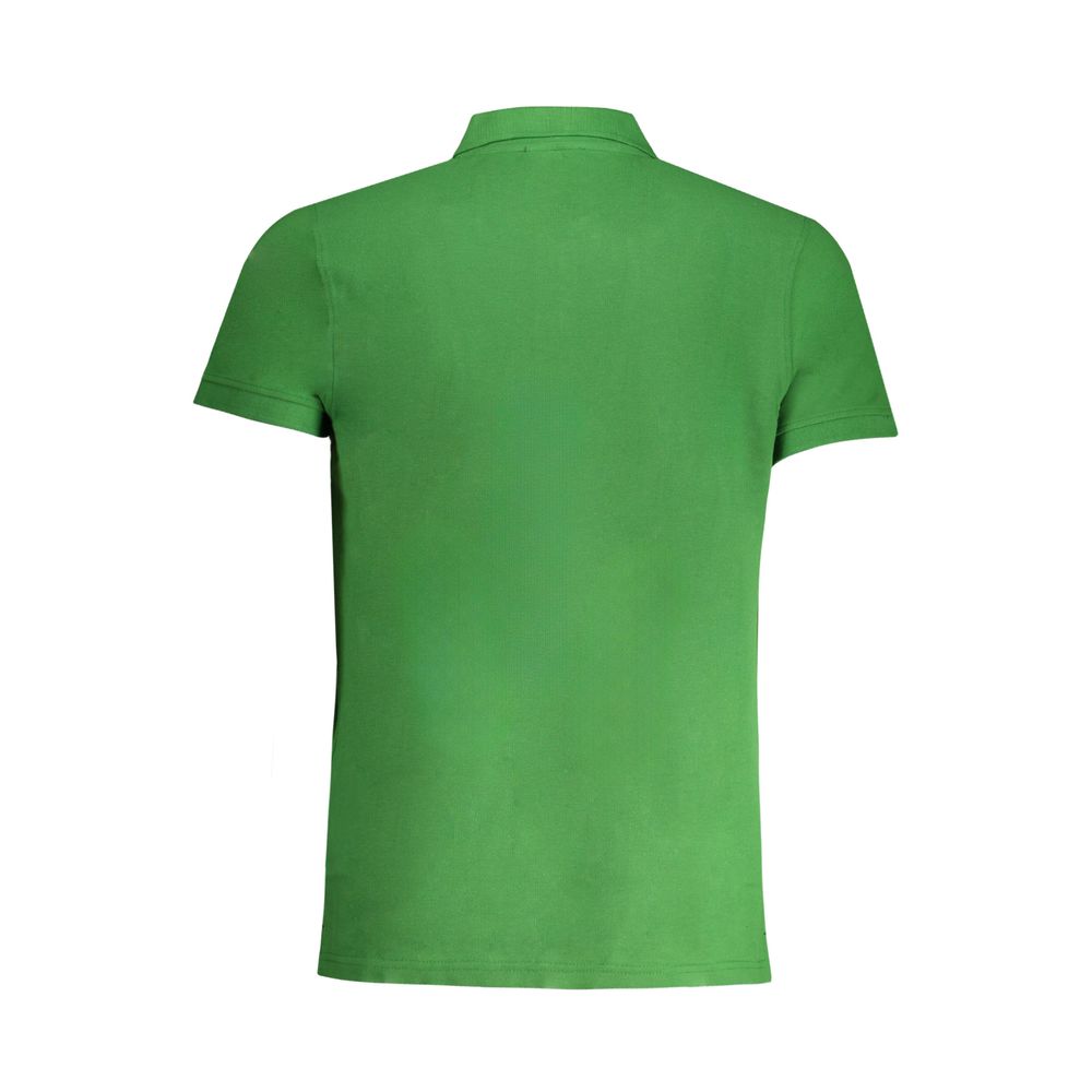 Green Cotton Polo Shirt