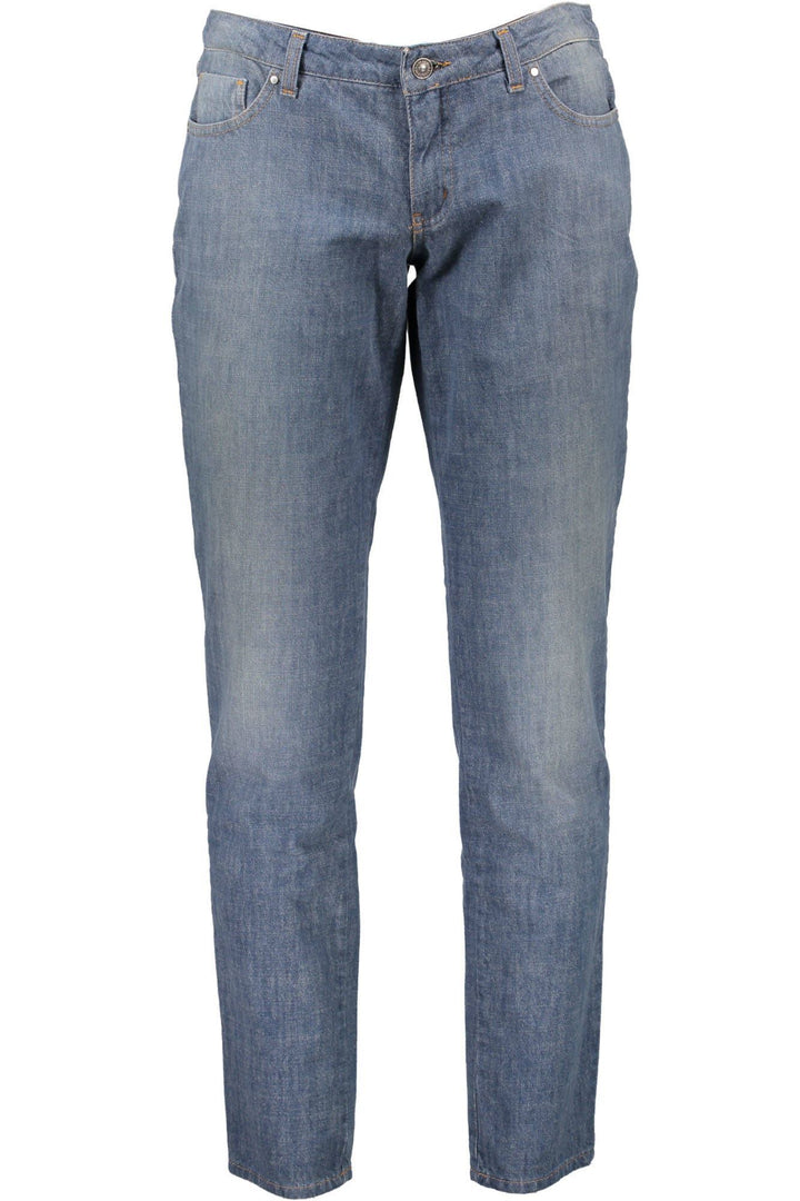 Costume National Blue Fabric ESTERNO Jeans & Pant