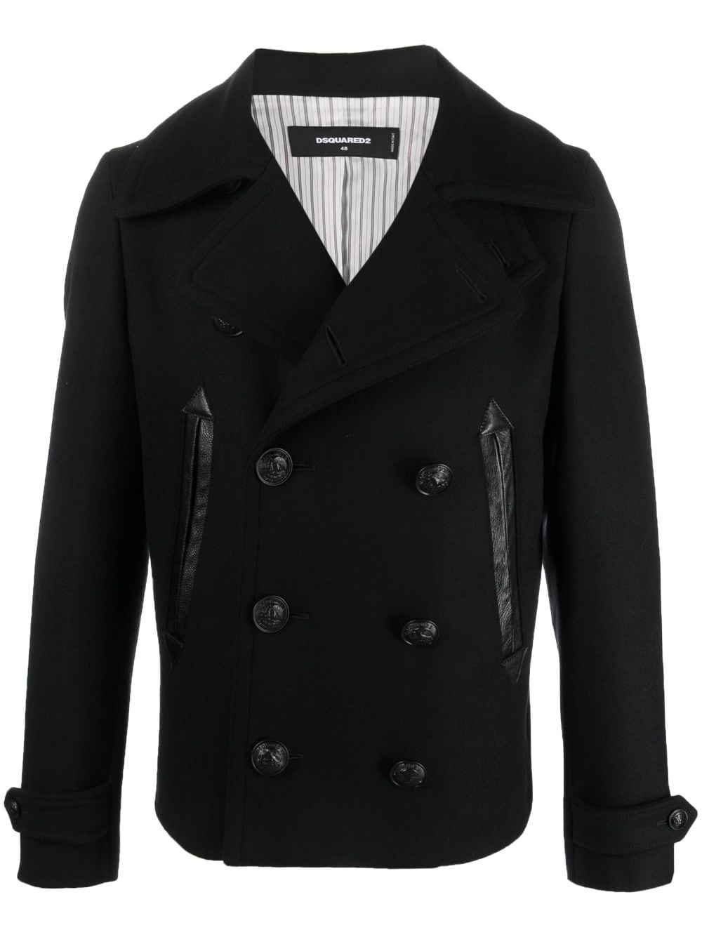 DSQUARED2 double-breasted buttoned jacket-0