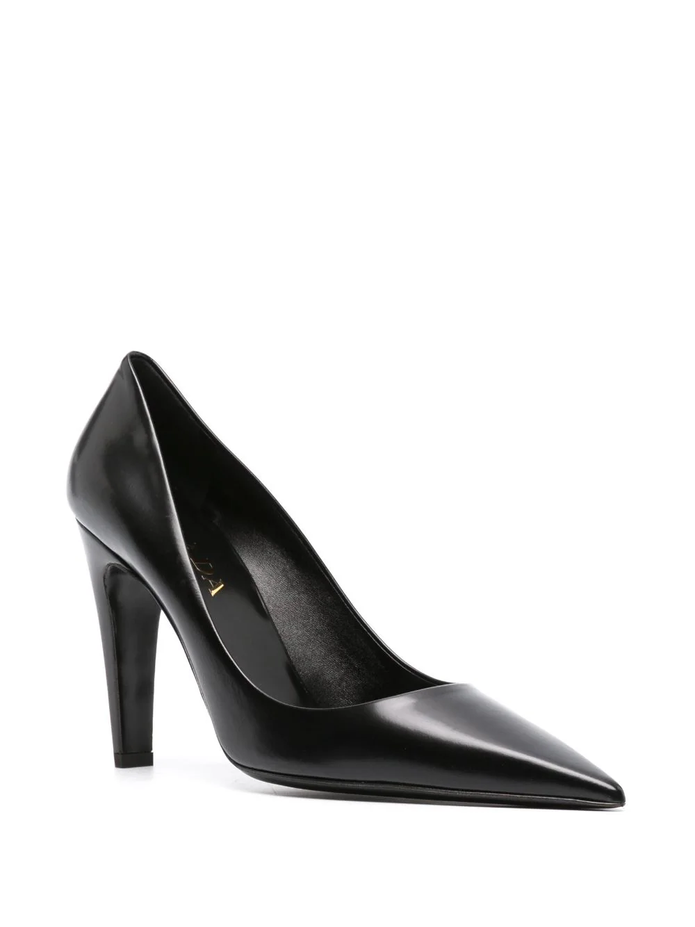 100mm leather pointed pumps-3